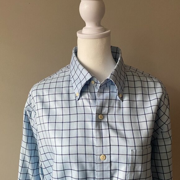 Peter Millar Button-Down Long-Sleeve Collar Shirt - Size Medium (Men's) - Picture 9 of 10